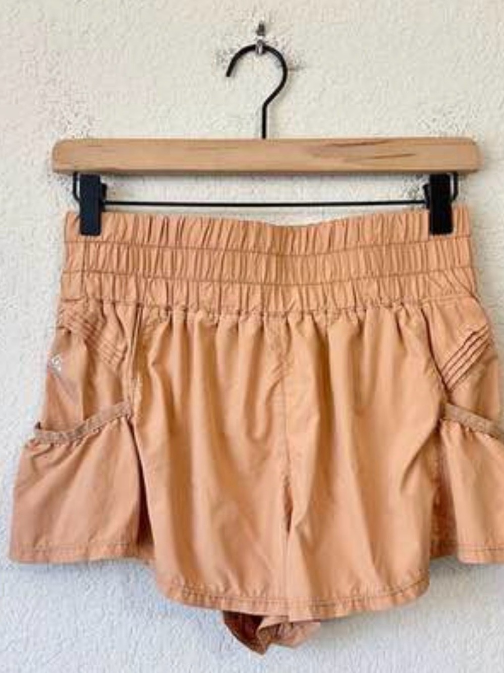 FP Movement by Free People Peach Elastic-Waist Athletic Shorts